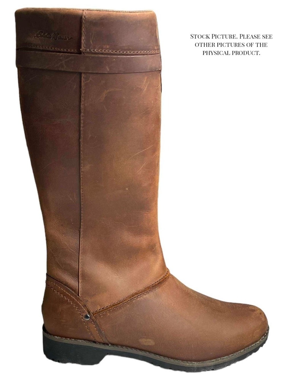 Eddie Bauer Womens Brown Leather Boots | Size 9.5 Women's